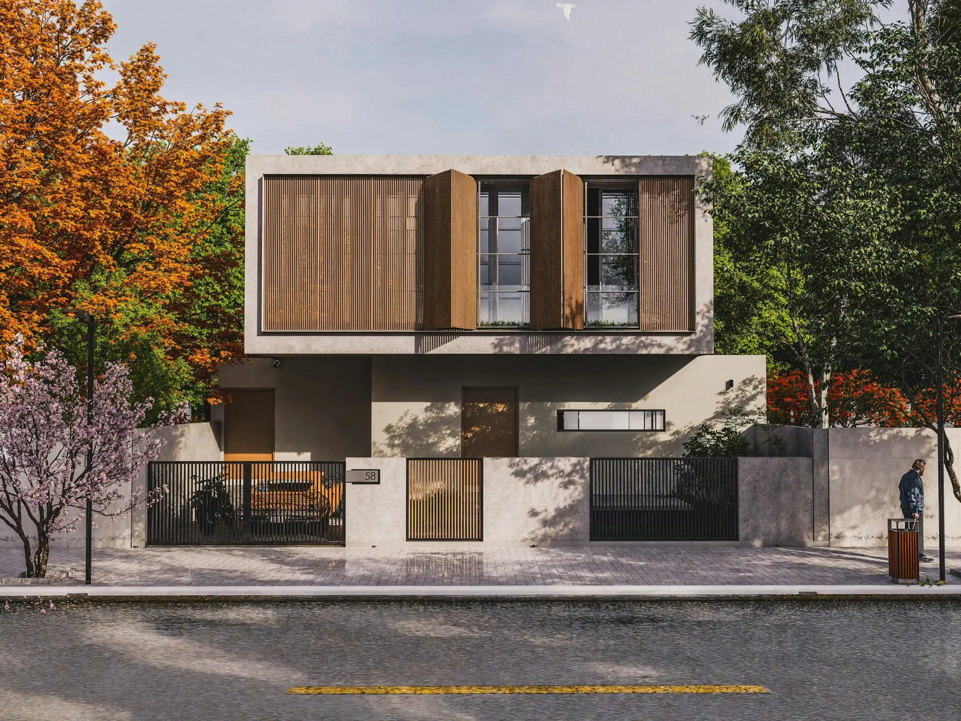 Apartmanska zgrada na Kopaoniku — materijal
